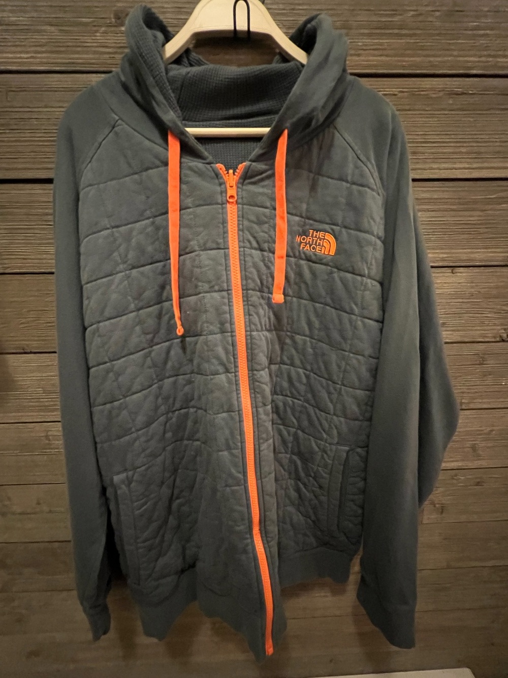 The North Face Men's Quilted Reversible Full Zip Hoodie